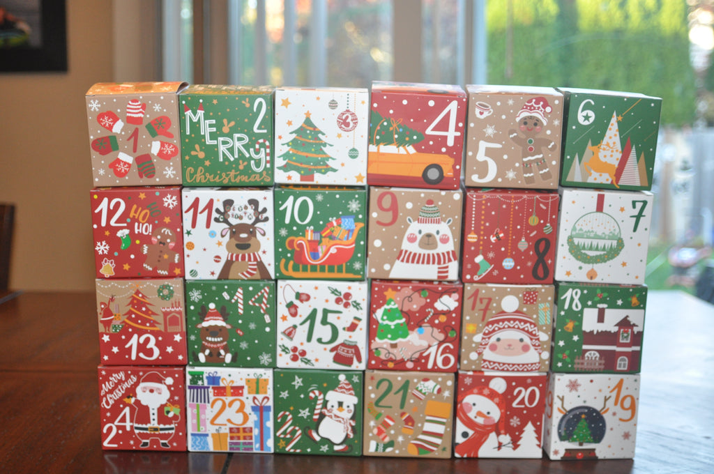 Advent Calendar filled with mini animals