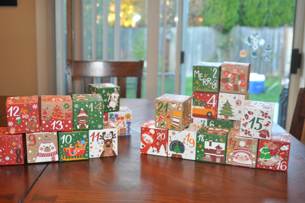 Advent Calendar filled with mini animals